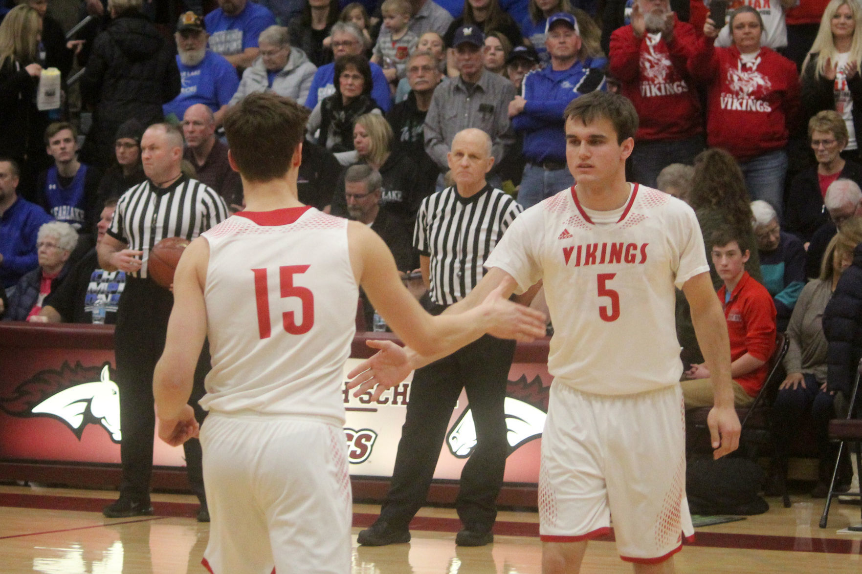 Colfax vs Clear Lake boys basketball 3-7-19